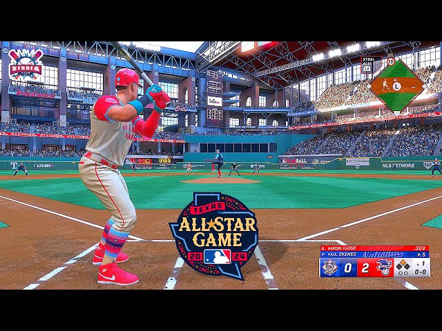 MLB The Show 24 All Star Game 2024 - American League vs National League - Gameplay PS5 60FPS