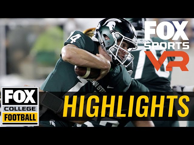 Michigan State fumbles for a Notre Dame recovery | 360° VIDEO | FOX COLLEGE FOOTBALL