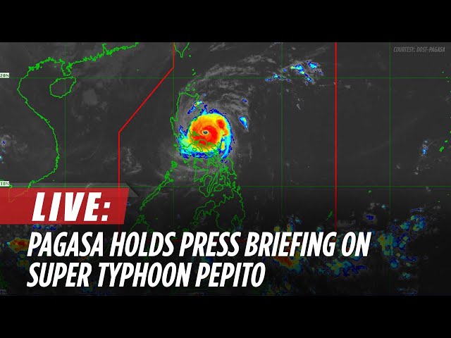 LIVE: PAGASA gives updates on Super Typhoon #PepitoPH | November 17