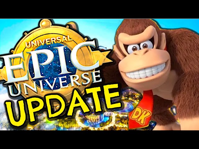 Universal Epic Universe DONKEY KONG UPDATE