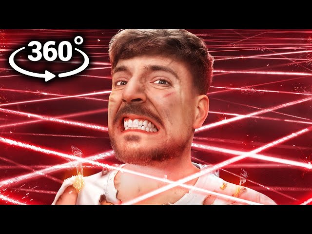 What If... MrBeast Laser Room in Your Nightmare 360° VR