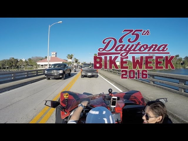 Daytona Bike Week 2016 360° Polaris Slingshot Ride - Main St