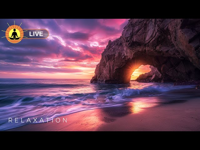 🔴 Relaxing Music 24/7, Stress Relief Music, Sleep Music, Meditation Music, Calming Music, Waves