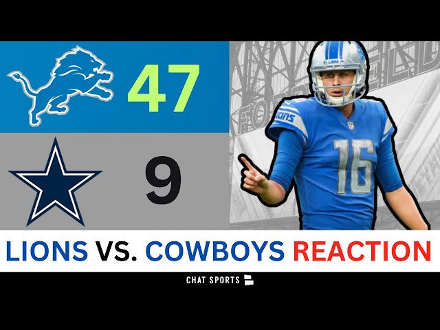 Lions Rumors & News After 47-9 Win vs. Cowboys | Aidan Hutchinson Injury News