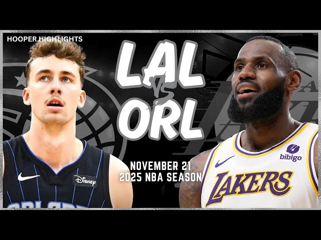 Los Angeles Lakers vs Orlando Magic Full Game Highlights | Nov 21 | 2025 NBA Season