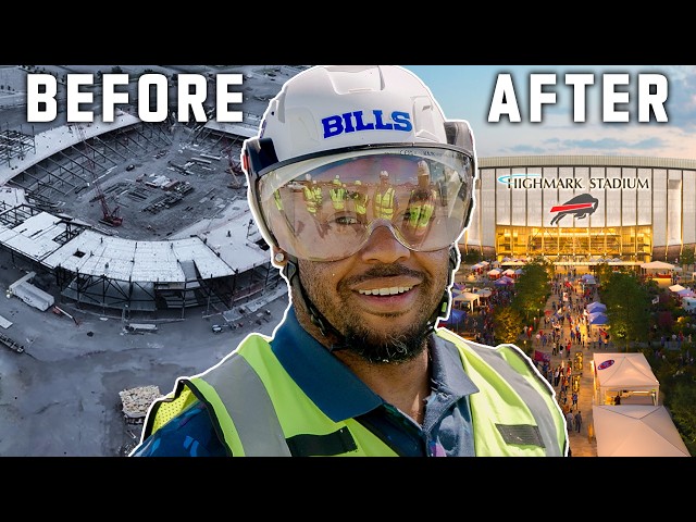 Steve Smith Sr. LEARNS How the Bills are Constructing the Newest NFL Stadium | Most Interesting Jobs