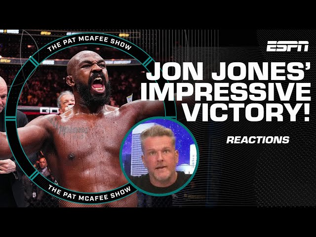 'Jon Jones is ALL THE WAY BACK!' 🔥 Pat McAfee reacts to his victory in UFC 309 | The Pat McAfee Show