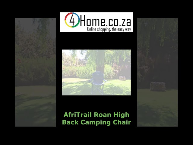 🏖️ Discover Comfort Anywhere with the AfriTrail Roan High Back Chair! 🏕️🪑 #4home.co.za