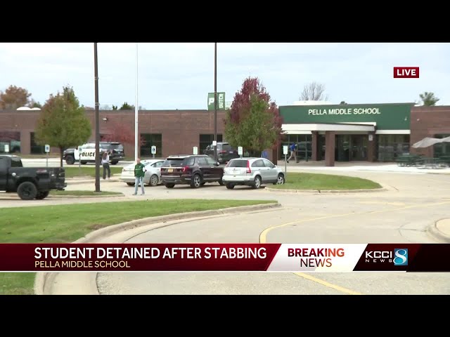 2 students stabbed, 1 detained at Pella Middle School