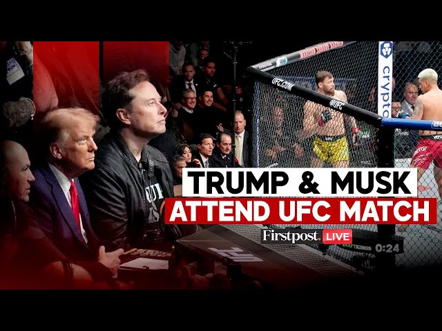 LIVE: Donald Trump and Elon Musk Attend UFC Championship at Madison Square Garden in New York