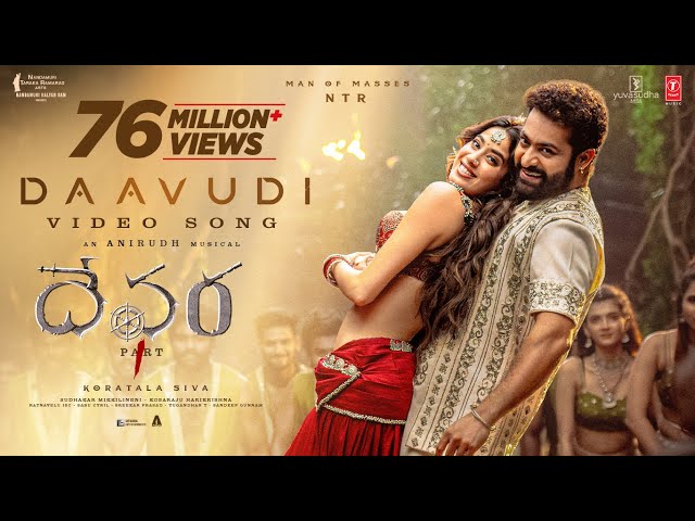 Daavudi - దావూదీ Video Song | Devara | NTR | Janhvi Kapoor | Koratala Siva | Anirudh | 27 Sep