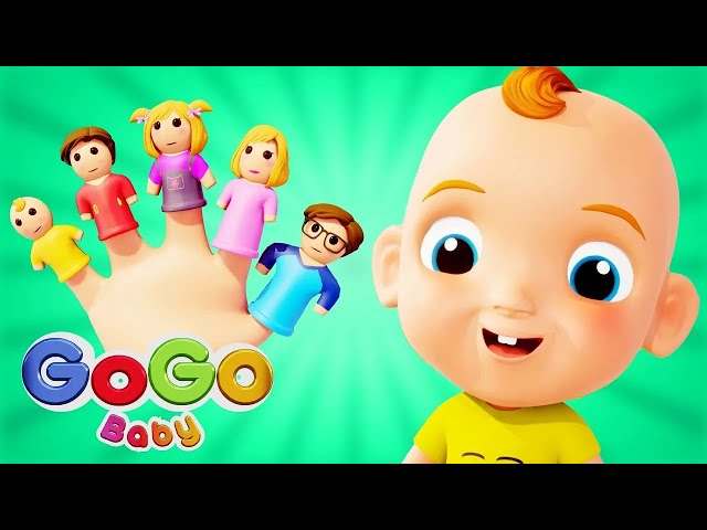 🤚 Daddy Finger Song, Finger Family | GoGo Baby - Nursery Rhymes & Kids Songs