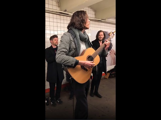 Hozier - Pop-Up Show in NYC Subway, Rockefeller Center (full set, better quality) March 06, 2019