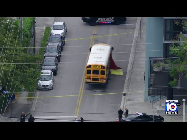 Woman killed after being struck by private school bus in Sweetwater