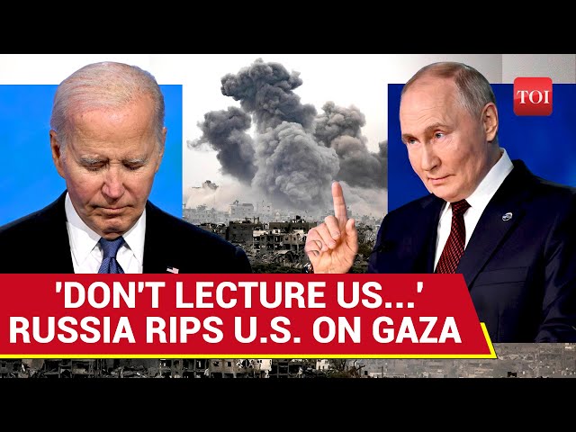 'Shut Up You Hypocrite': Russia Blasts U.S For Blocking Pro-Palestine Resolution | UNSC | Gaza