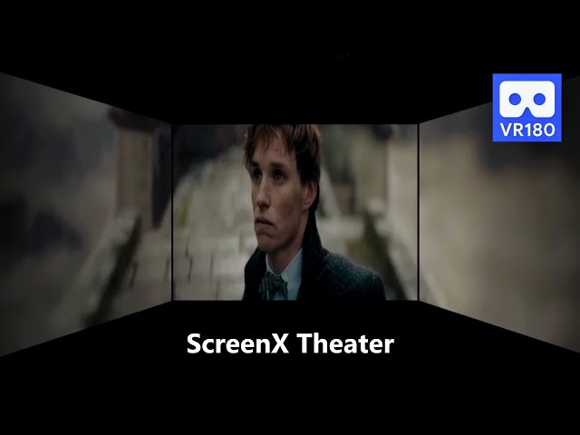 3D 180VR 4K Fantastic Beasts: The Secrets of Dumbledore is in ScreenX theater