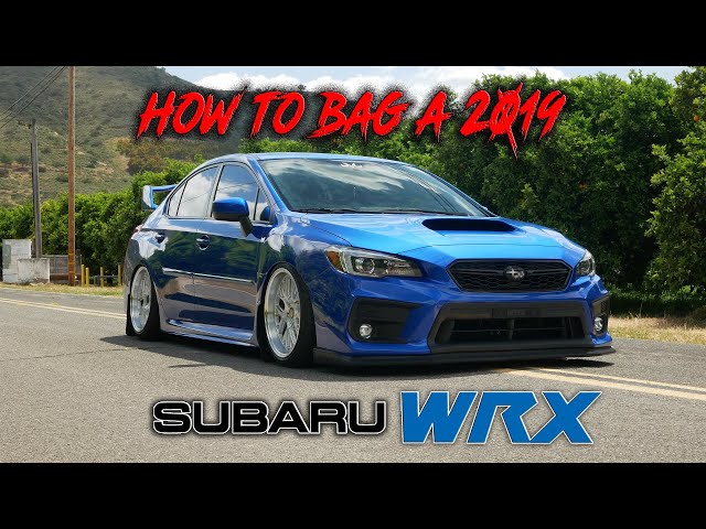 How to install airlift suspension on a 2019 Subaru WRX