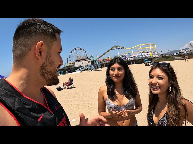 Picking Up Hotties on Los Angeles Beach 🇺🇸