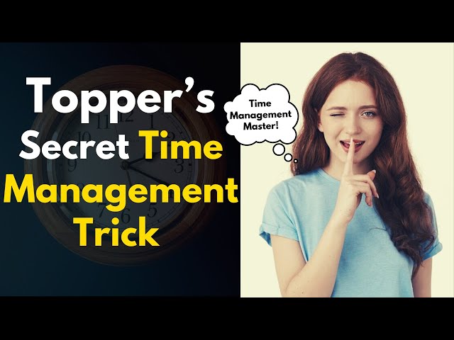 Topper’s 1 Secret Time Management Trick #studymotivation #tipsandtricks