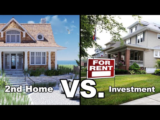 The differences between purchasing (or refinancing) a 2nd home compared to an investment property..