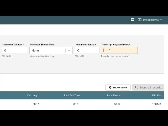 TCN Speech Analytics   Search and Discovery for Call Recordings