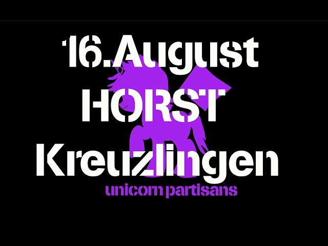 unicorn partisans full live concert in HORST kreuzlingen 16.aug.2019 (360*)