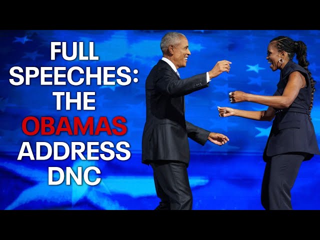 FULL SPEECHES: Michelle, Barack Obama address DNC