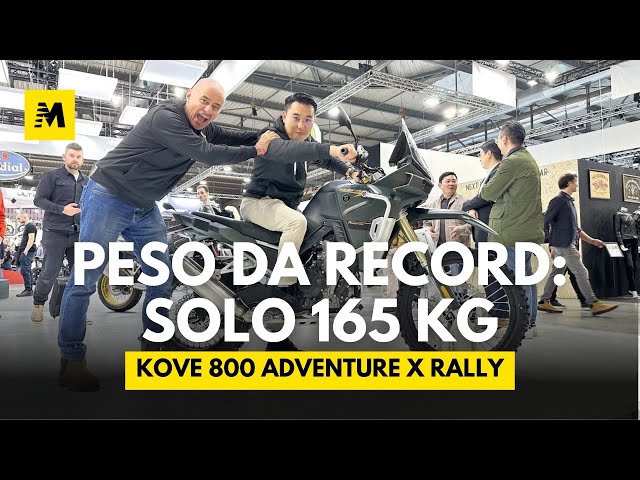 Kove 800 Adventure X Rally a EICMA 2023 [ENGLISH SUB]