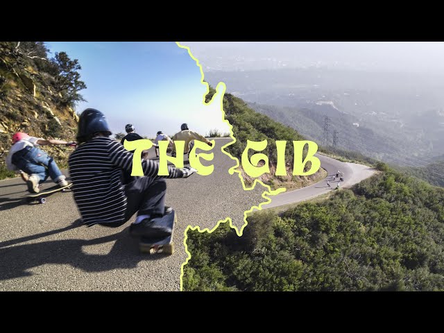 THE GIB - Downhill Skateboarding Video on Santa Barbara Classic