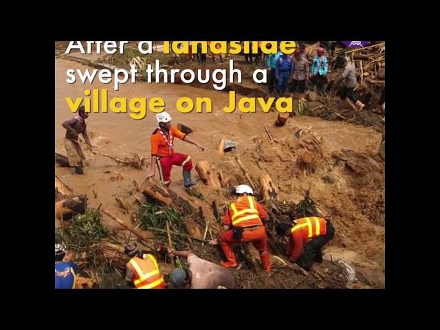 Indonesian Scouts join rescue teams after seven killed in Java landslide