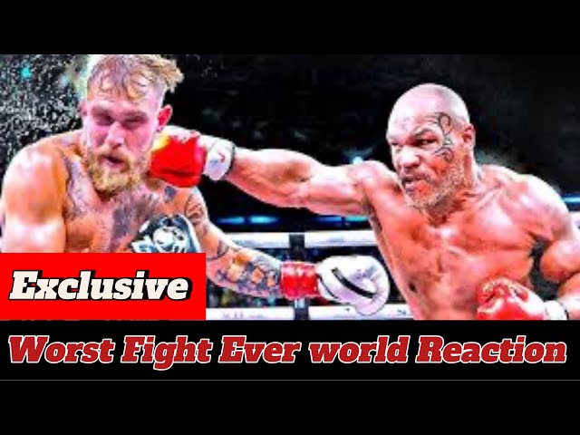 "WORST FIGHT EVER!" World REACTS To Jake Paul VS Mike Tyson