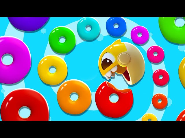 Learn Colors with Colorful Donuts | Colors Song | Nursery Rhymes & Kids Songs | BabyBus