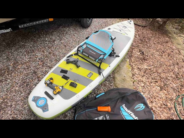 Badfish Badfisher Inflatable Fishing SUP - Installing the YakAttack MightyMount Switch (MMSW)