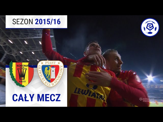 (1/2) Korona Kielce - Piast Gliwice | CAŁY MECZ | Ekstraklasa 2015/16 | 28. Kolejka