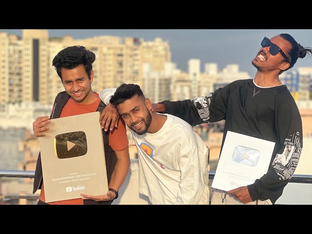 Unboxing our  golden play button 😍