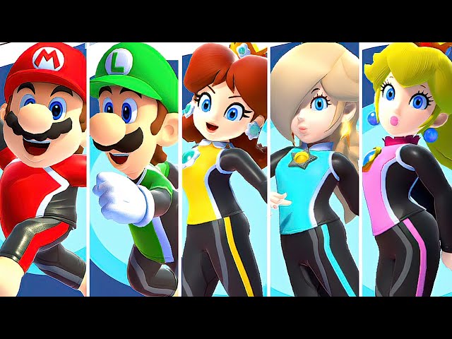 Mario & Sonic At The Olympic Games Tokyo 2020 - Unleash the Thrills of Surfing (All Characters)