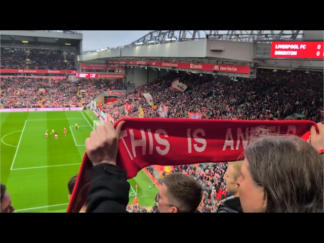 YNWA (You'll Never Walk Alone) | Liverpool vs Brighton [PL] 2024