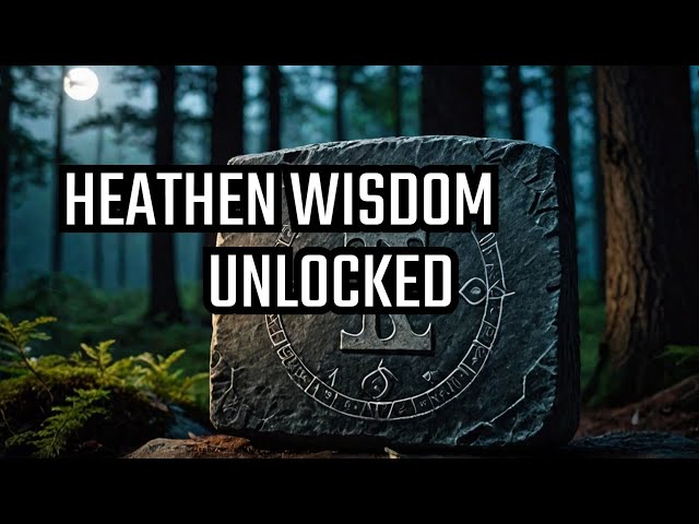 ⚡📜Unlocking Heathen Wisdom: Ancient Runes & Heathen Beliefs 🌿✨