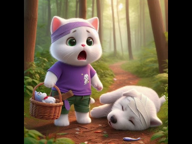 ai cat story #ai cat and dog story #shorts