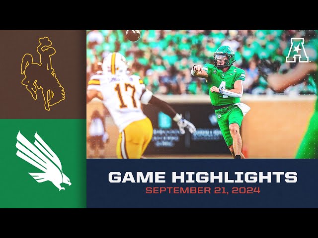 Game Highlights: Wyoming vs North Texas (September 21, 2024)