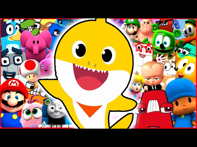 Baby Shark Song (Movies, Games and Series COVER) PART 5 feat. Alphabet Lore