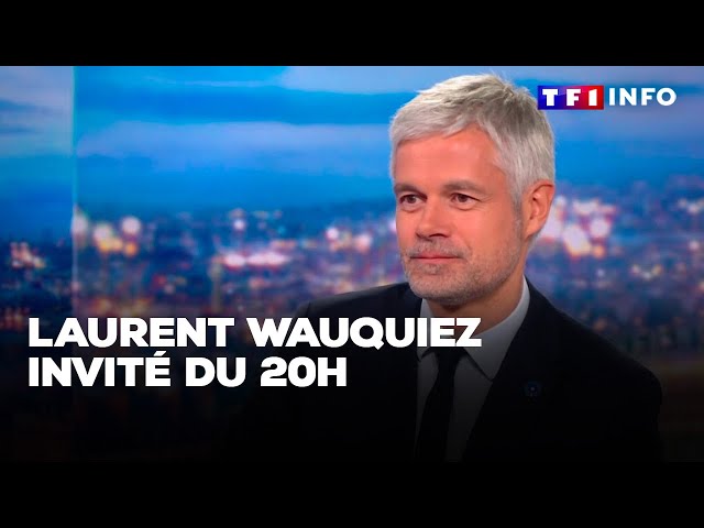 Invité du 20H, Laurent Wauquiez annonce "une revalorisation des retraites au 1er janvier"｜TF1 INF0