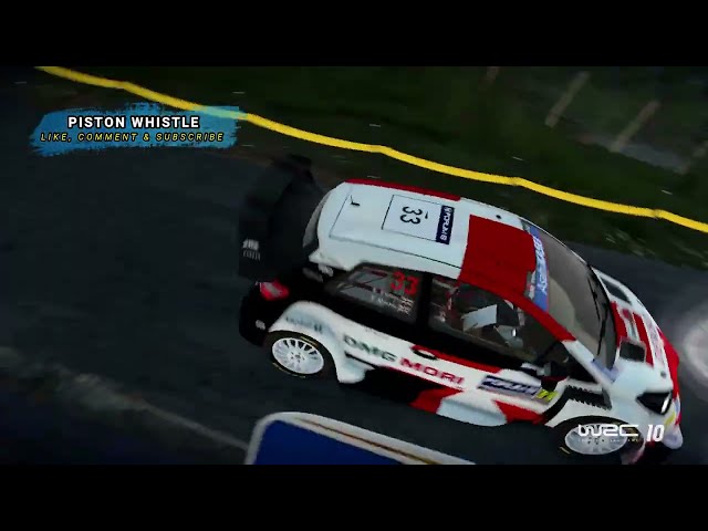 WRC 10_JAPAN SHAKEDOWN_TOYOTA YARIS_ #toyota #yaris #rally #wrc10 #gaming #gameplay #ps5 #automobile