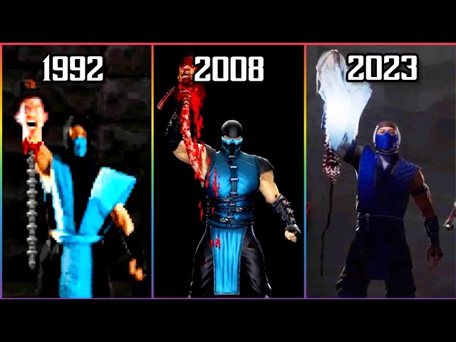 SubZero Evolution in Mortal Kombat Game (1992-2023) | MK2/MK9/MK10/MKX/MK11/MK1