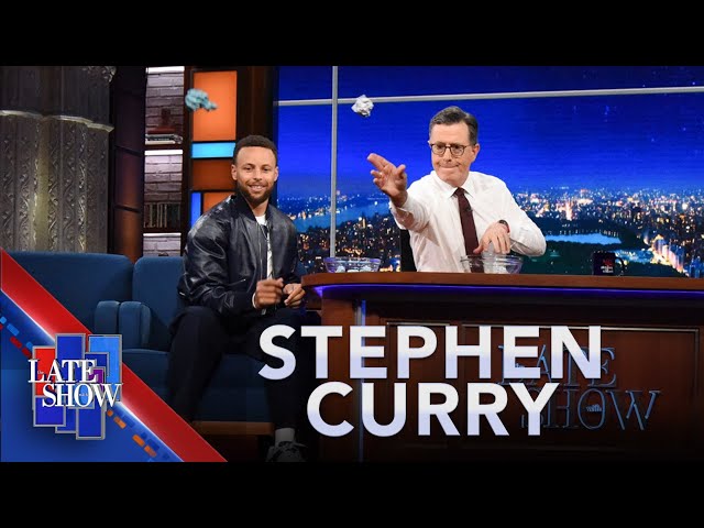 Stephen Curry Vs. Stephen Colbert: The Rematch