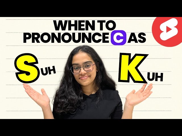 English Pronunciation Practice - How To Pronounce C in two ways  #pronunciation #pronounce #ananya