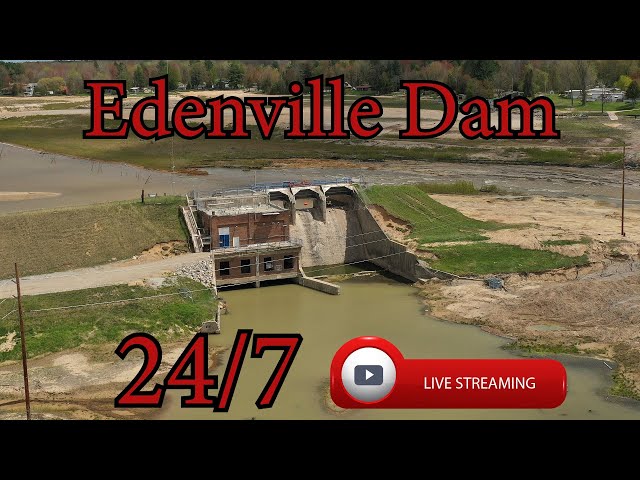 Edenville Dam Down River - Michigan - 24/7 HD Live Stream