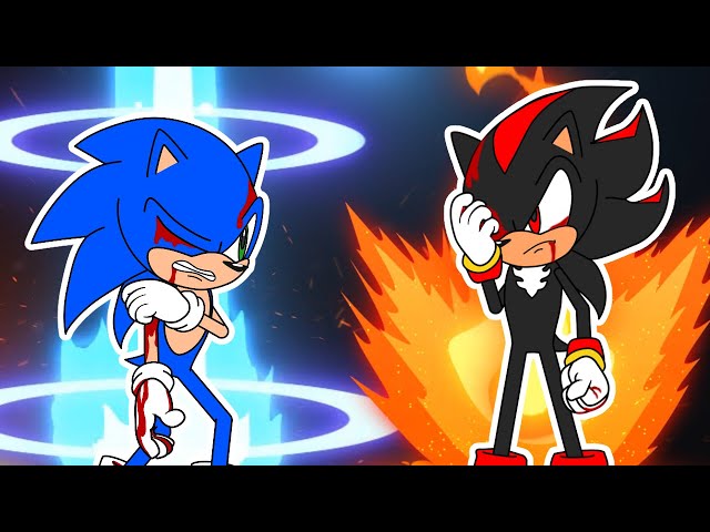 “Come At Me Bro” Sonic Fights Shadow PG-13