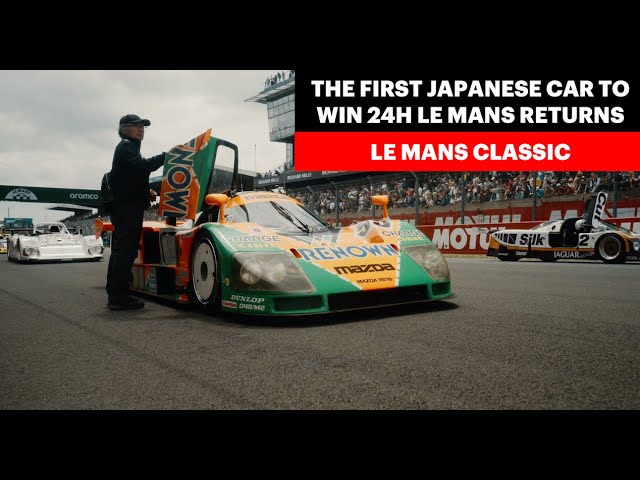 The return of the Mazda 787B, the first Japanese Car to win 24h Le Mans