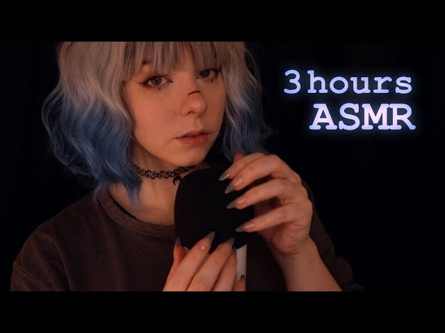 ASMR | 3 HOURS slow Mic Scratching & "Tk, Sk" Mouth Sounds for Deep Sleep - no talking